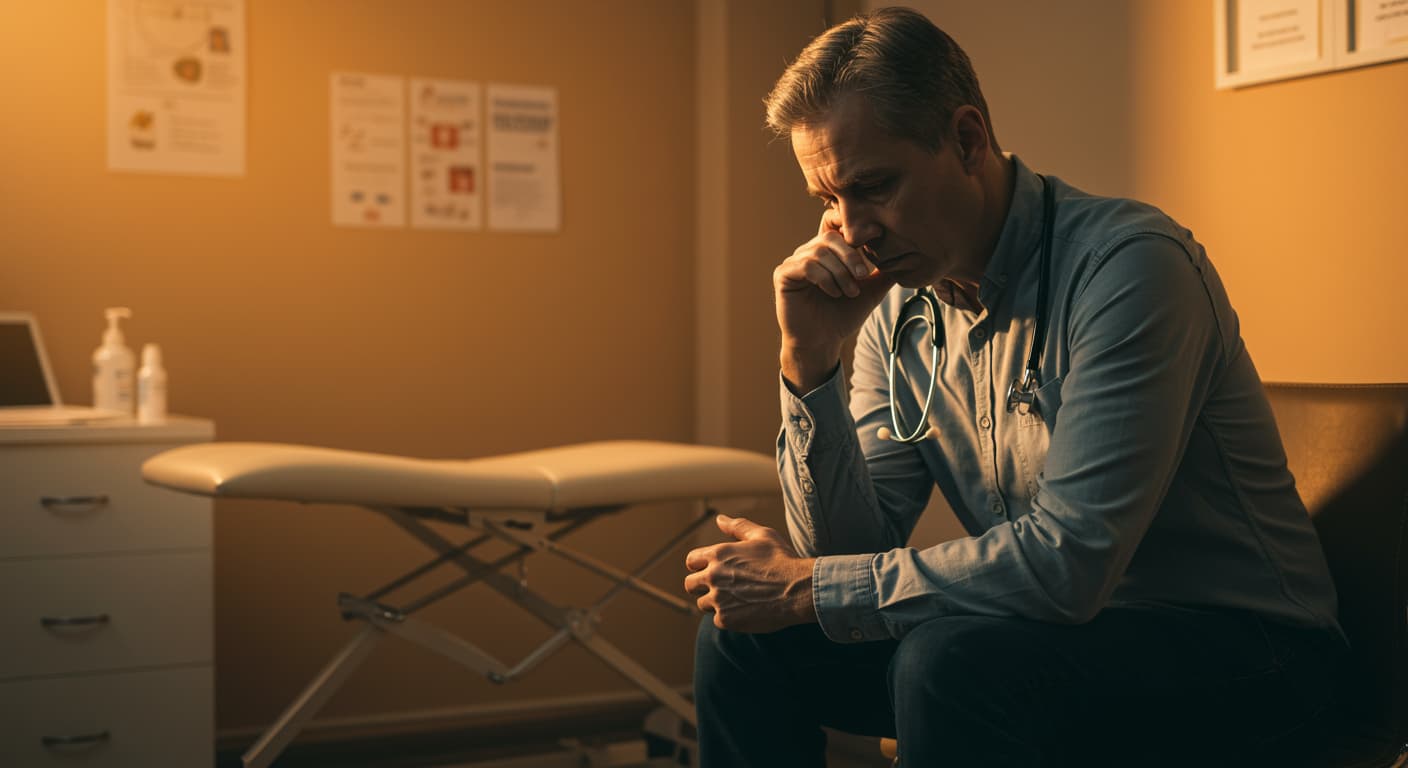 medico valorando daño moral