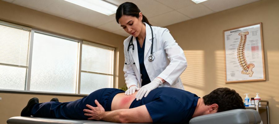 fisioterapia para tratar una fractura vertebral